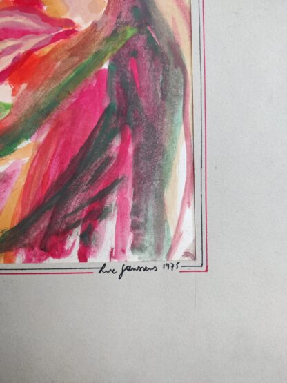 kompositie met rood en groen - Luc Janssens (attrib.) - Afbeelding 2