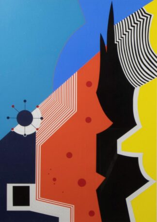 abstracte compositie - Jozef Mees