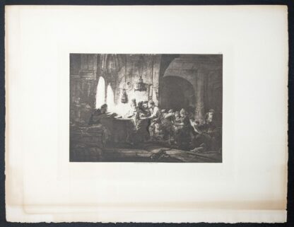 heliogravure The parable of the Laborers in the vineyard – Rembrandt Van Rijn