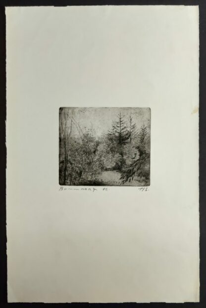 klein boslandschap (1975) - Benny Blommaert (attrib) - Afbeelding 2