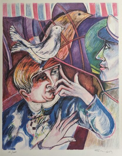lithografie Smira Quartier Libre gesigneerd