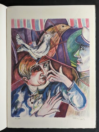 lithografie Smira Quartier Libre in map