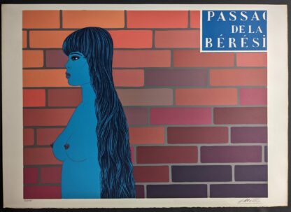 Labisse lithografie detail passage de la Bérésina