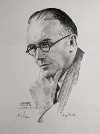 Jozef Simons portret detail