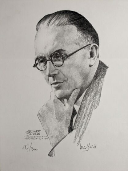 Jozef Simons portret detail