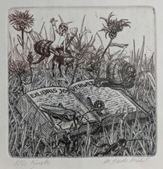 ex libris jos verwilt michel de beule twee kleuren