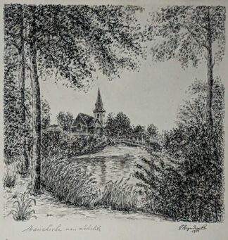 Mariakerke aan schelde tekening