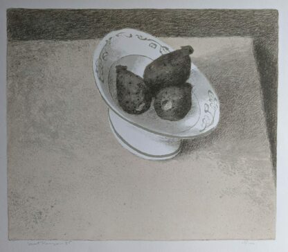 Stilleven met peren Mart Kempers lithografie