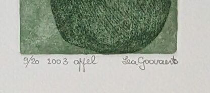 Lea Goovaerts signatuur