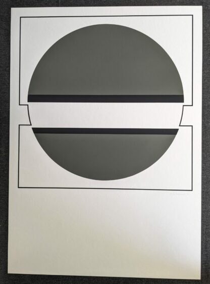 Gilbert Decock Compositie blad zeefdruk