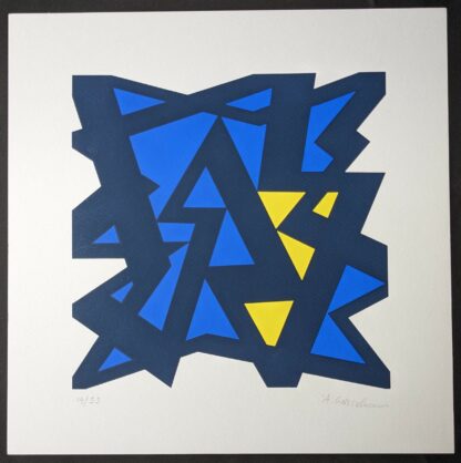 Agidius Geisselmann silkscreen