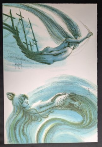 Francis De Lassus Saint-Genies litho