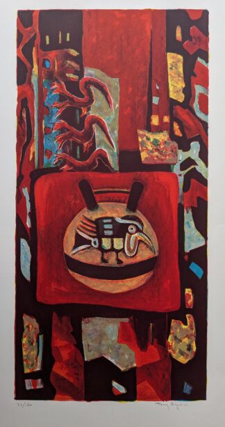 Compositie met vogel - Tony Agostini
